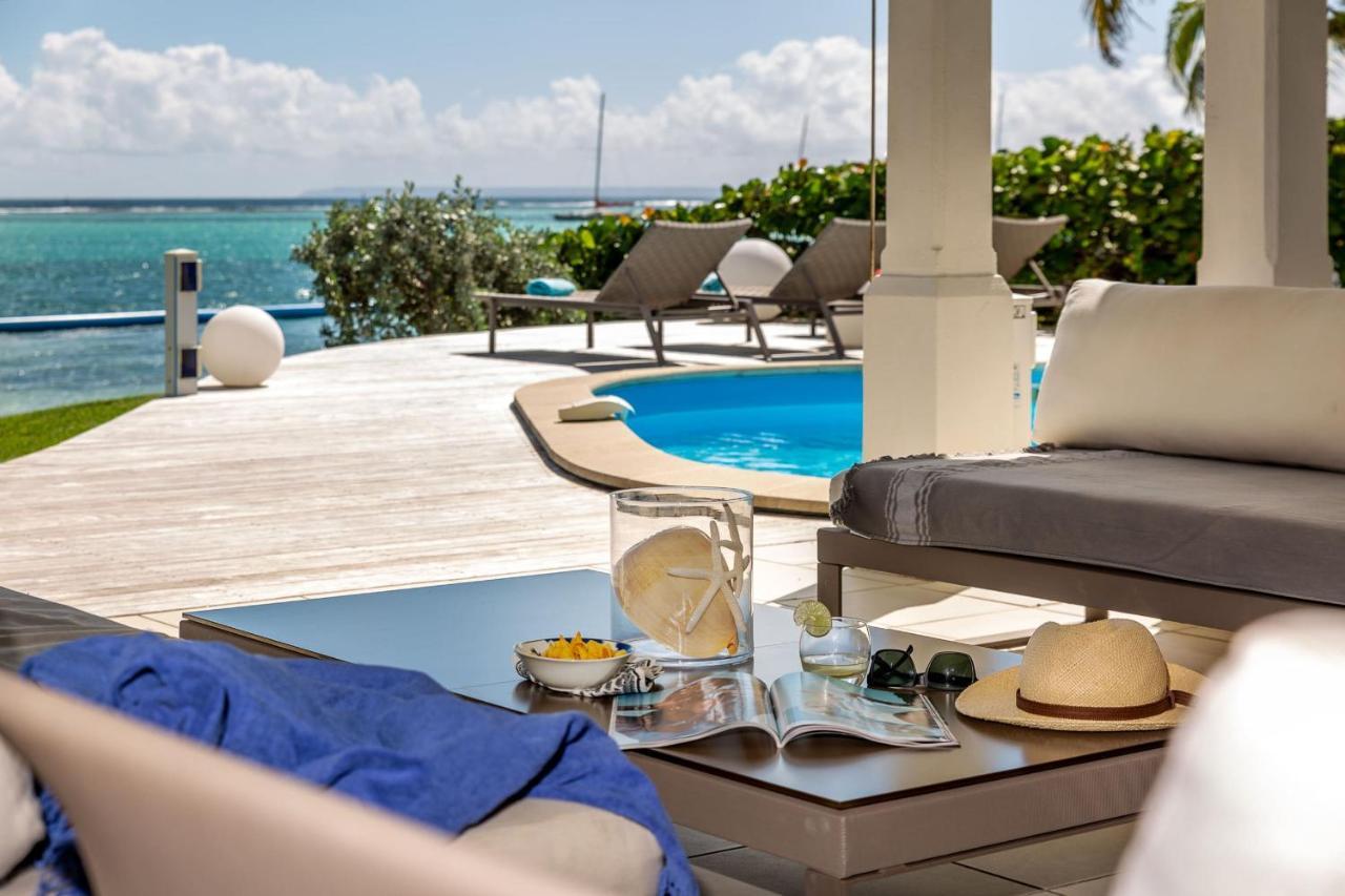 Villa Marine 5 Etoiles Sur La Plage Du Lagon A Deux Pas Du Golf แซงต์-ฟรองซัวส์ ภายนอก รูปภาพ