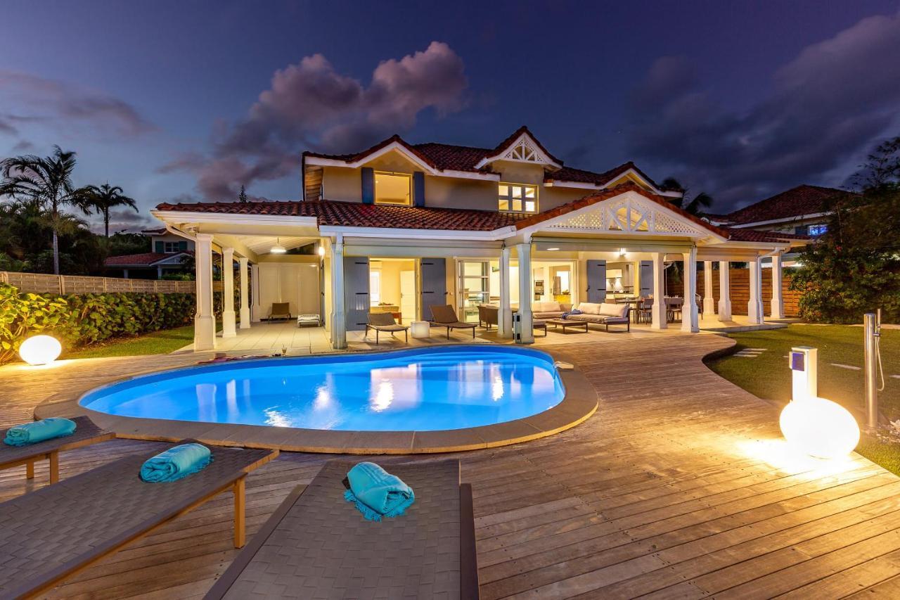 Villa Marine 5 Etoiles Sur La Plage Du Lagon A Deux Pas Du Golf แซงต์-ฟรองซัวส์ ภายนอก รูปภาพ